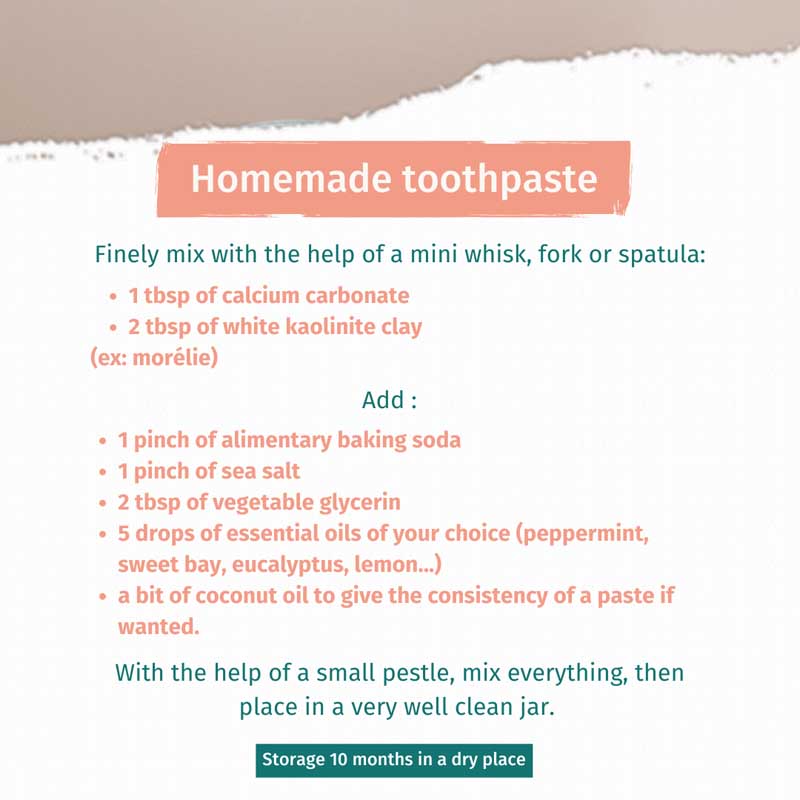 Homemade toothpaste